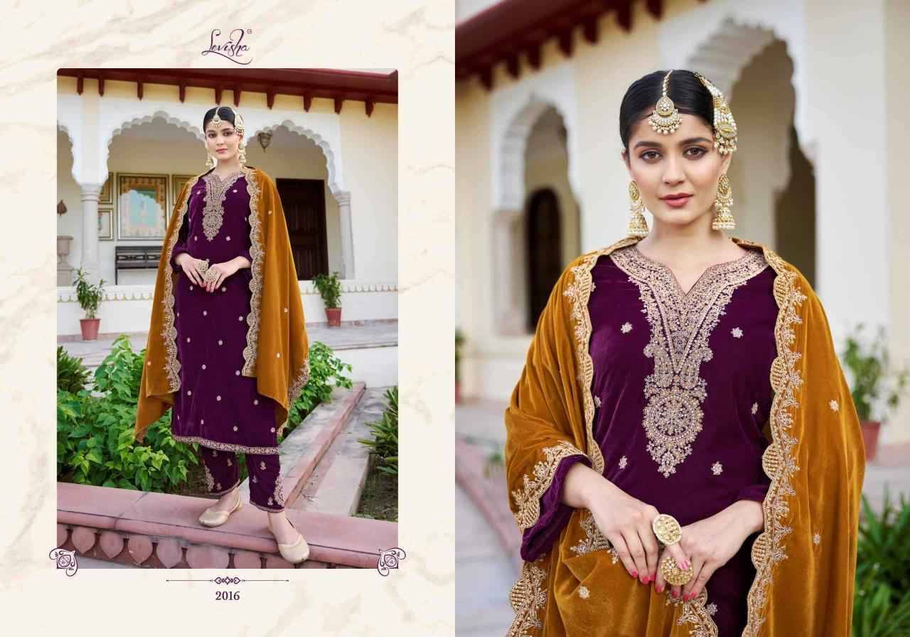 Riwaaz By Levisha 2013 To 2018 Series Festive Suits Beautiful Fancy Colorful Stylish Party Wear & Occasional Wear Pure Velvet Dresses At Wholesale Price