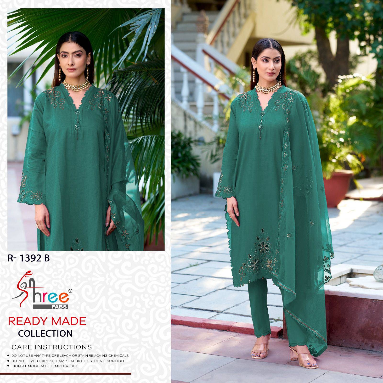 Shree Fabs Hit Design R-1392 Colours By Shree Fabs R-1392-A To R-1392-D Series Wholesale Designer Pakistani Suits Collection Beautiful Stylish Fancy Colorful Party Wear & Occasional Wear Roman Silk Dresses At Wholesale Price