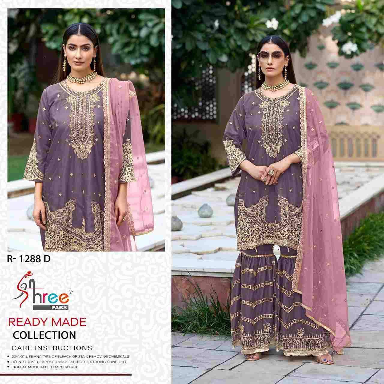 Shree Fabs Hit Design R-1288 Colours By Shree Fabs R-1288-A To R-1288-D Series Wholesale Designer Pakistani Suits Collection Beautiful Stylish Fancy Colorful Party Wear & Occasional Wear Organza Dresses At Wholesale Price