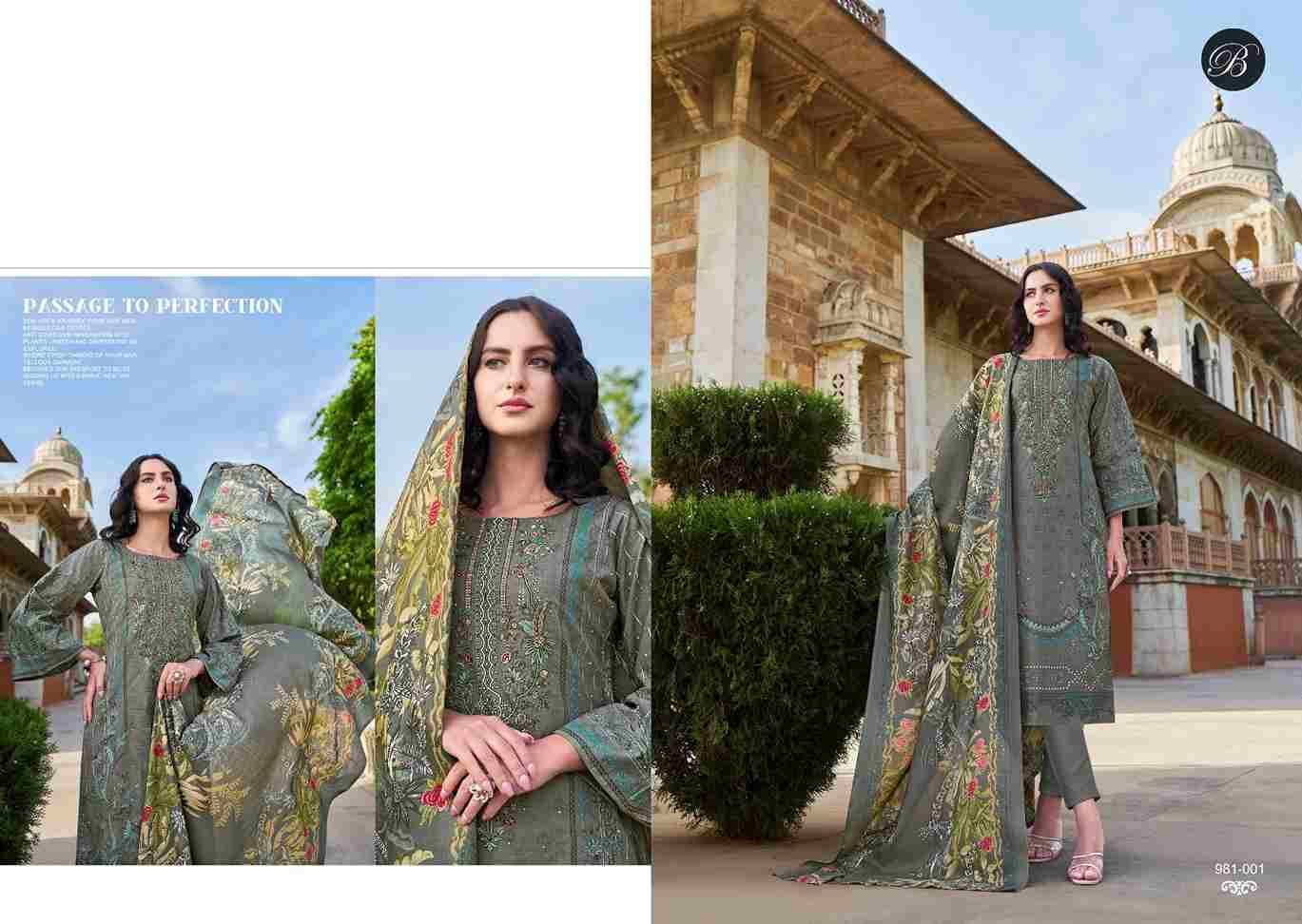 Naira Vol-78 By Belliza 981-001 To 981-008 Series Beautiful Festive Suits Stylish Fancy Colorful Casual Wear & Ethnic Wear Pure Cotton Print Dresses At Wholesale Price