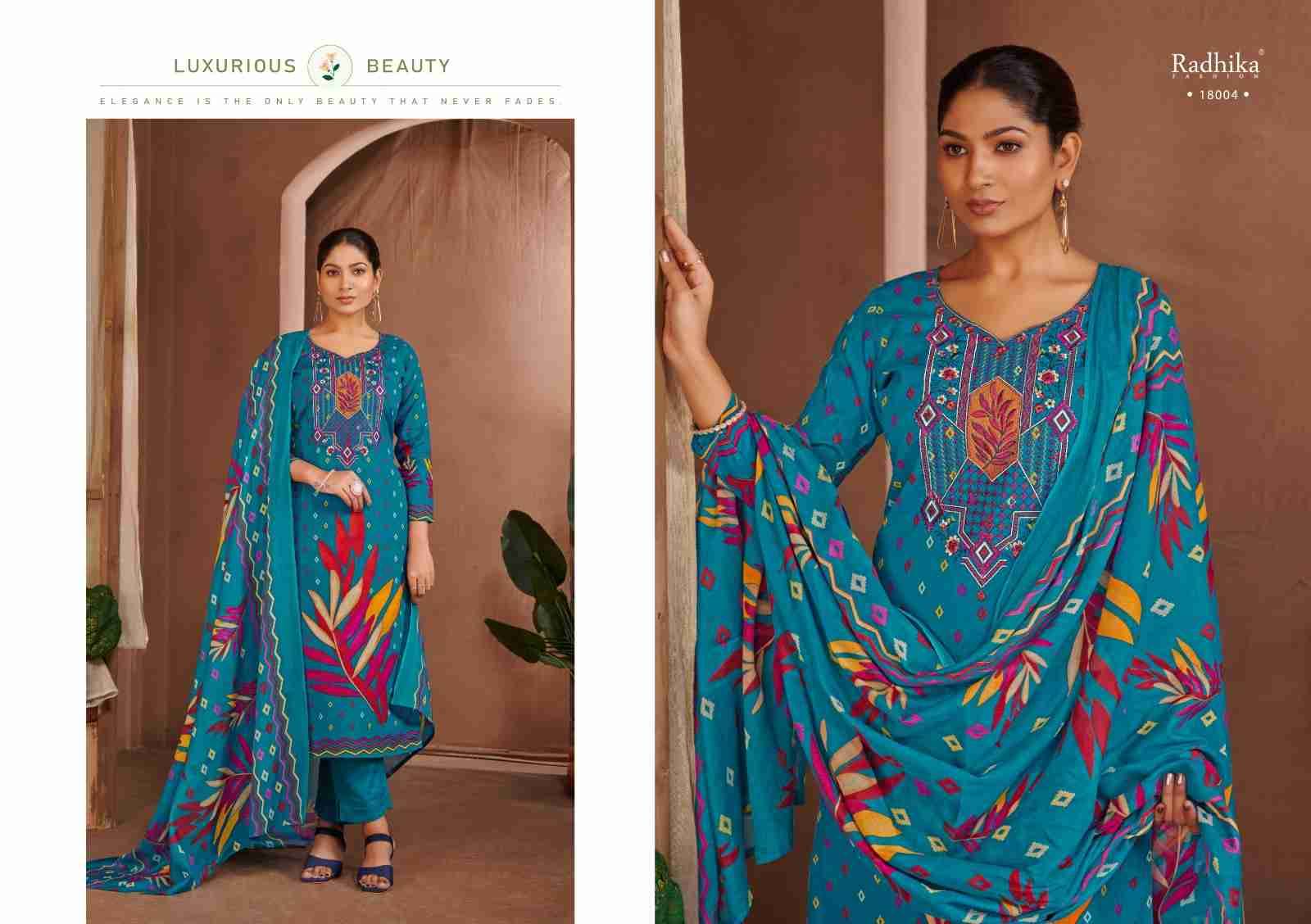 Adira By Azara 18001 To 18004 Series Beautiful Festive Suits Stylish Fancy Colorful Casual Wear & Ethnic Wear Pure Lawn Cotton Dresses At Wholesale Price