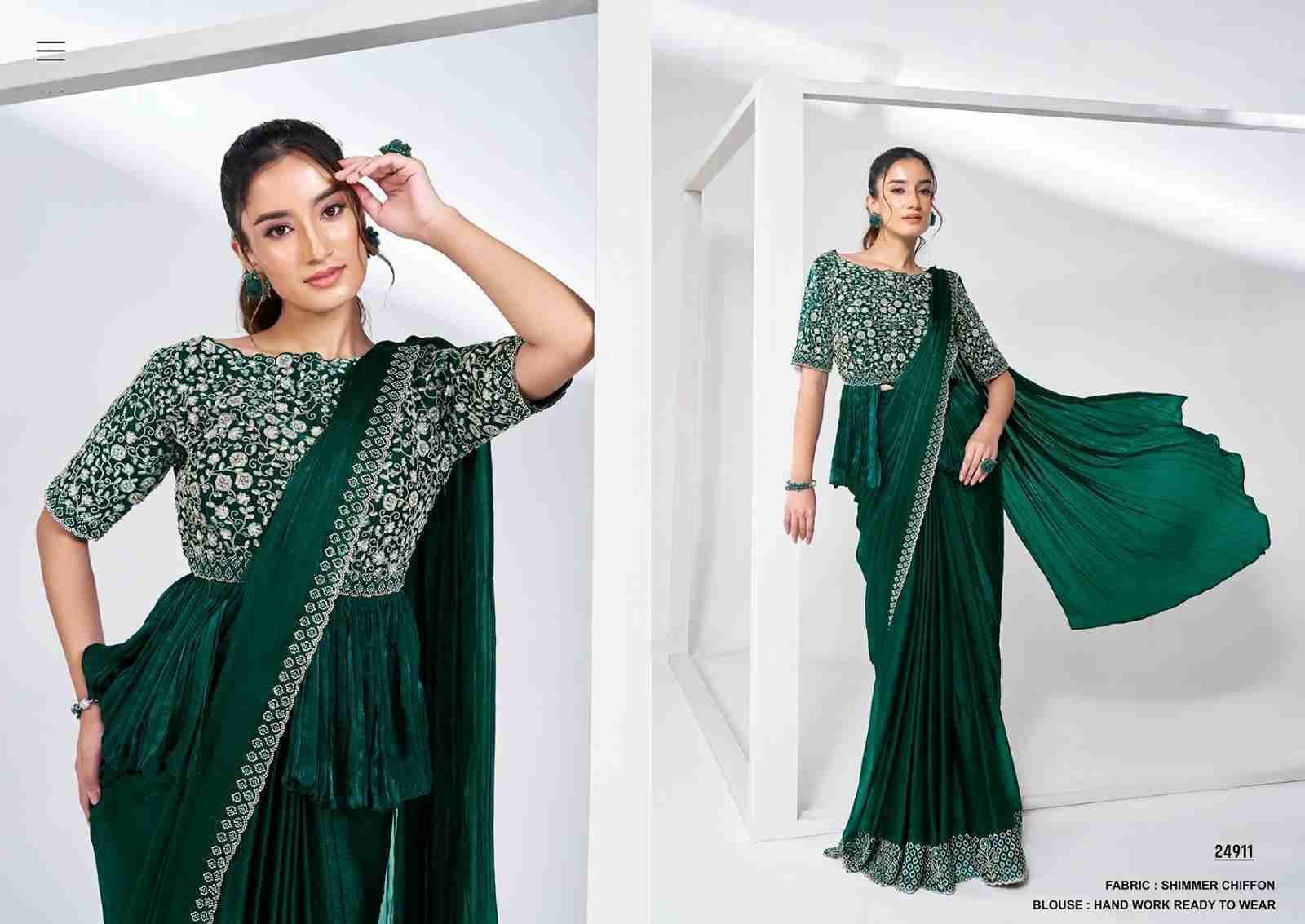 Elyssia By Mohmanthan 24903 To 24915 Series Indian Traditional Wear Collection Beautiful Stylish Fancy Colorful Party Wear & Occasional Wear Silk Sarees At Wholesale Price