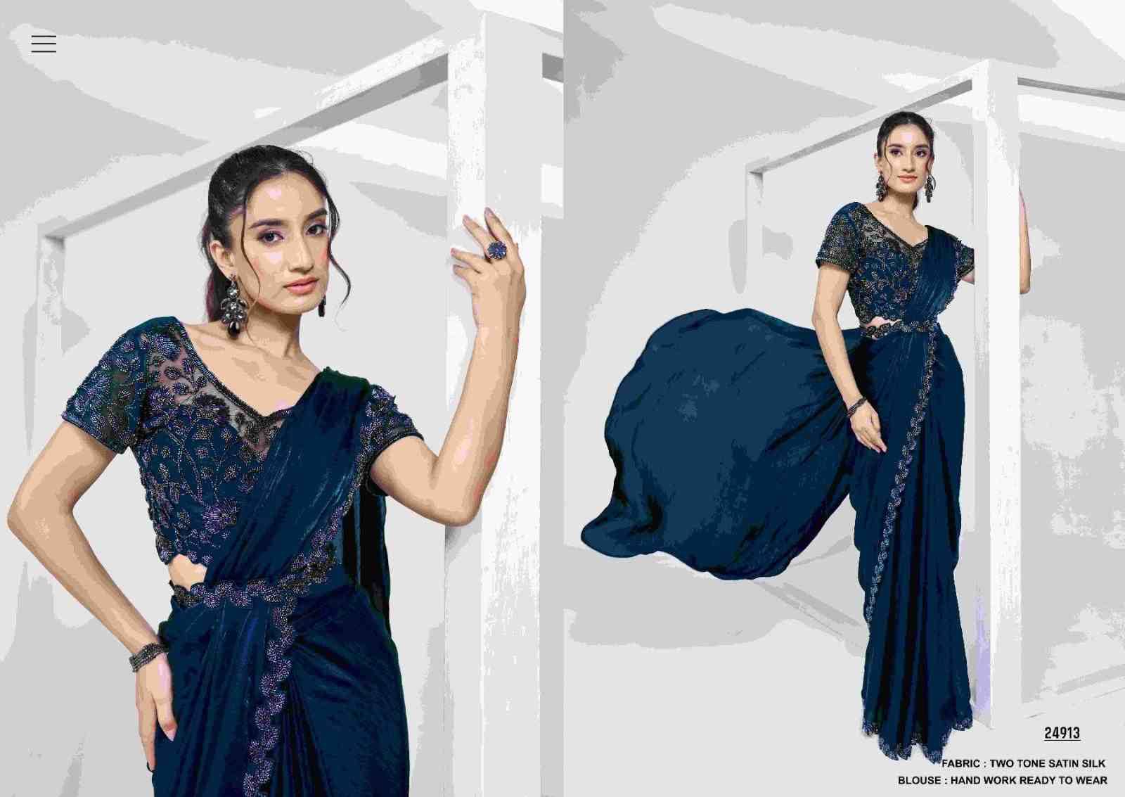 Elyssia By Mohmanthan 24903 To 24915 Series Indian Traditional Wear Collection Beautiful Stylish Fancy Colorful Party Wear & Occasional Wear Silk Sarees At Wholesale Price