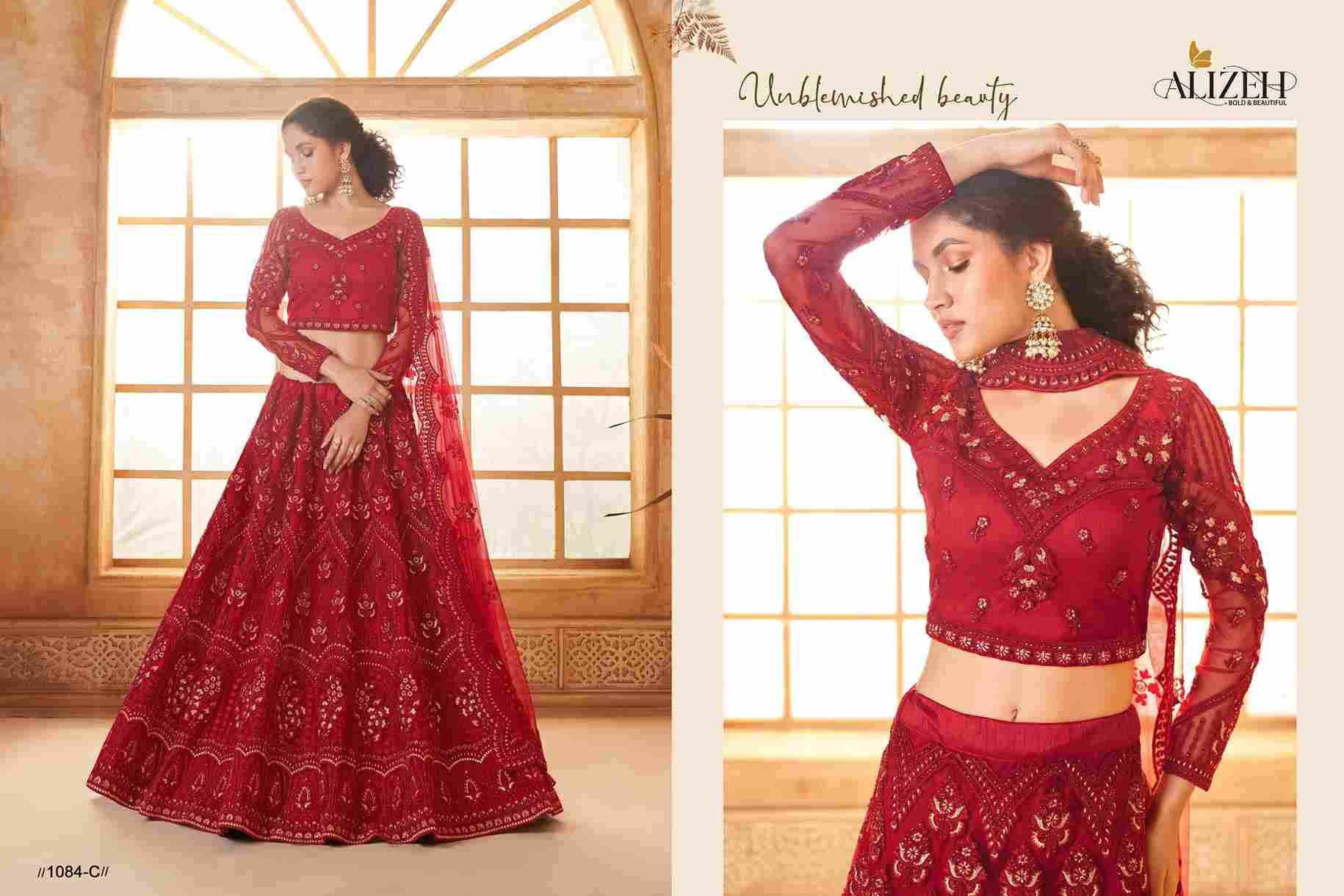 Bridal Heritage Colour Saga Vol-3 By Alizeh Festive Wear Collection Beautiful Stylish Colorful Fancy Party Wear & Occasional Wear Net Lehengas At Wholesale Price