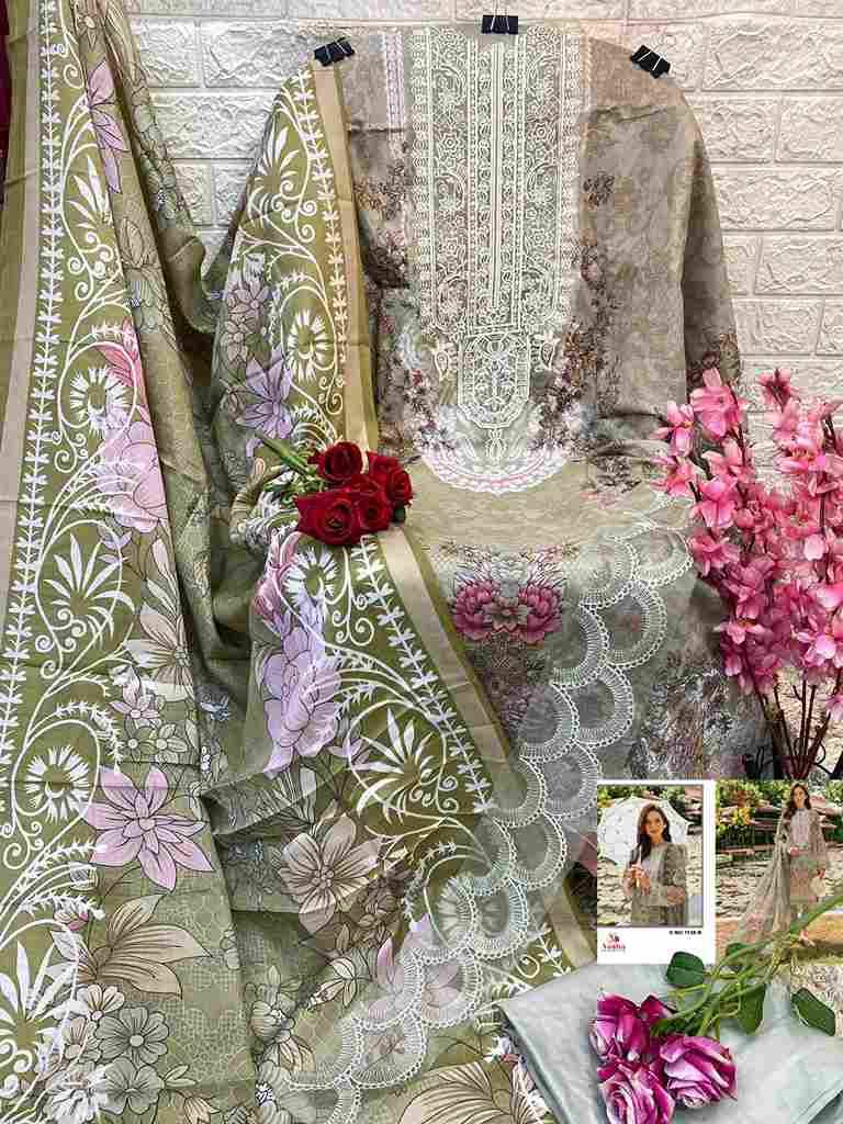 Needle Wonder Lawn Collection Vol-9 By Aasha Designer 1138-A To 1138-B Series Pakistani Suits Beautiful Fancy Colorful Stylish Party Wear & Occasional Wear Pure Cotton Embroidery Dresses At Wholesale Price