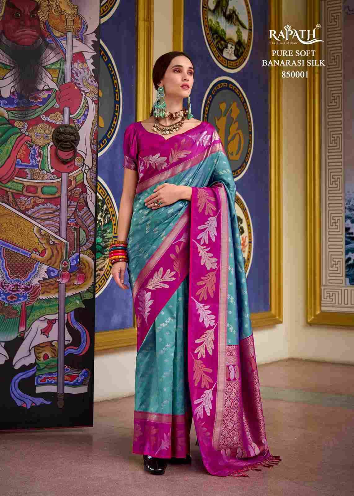 Leaf Silk By Rajpath 850001 To 850008 Series Indian Traditional Wear Collection Beautiful Stylish Fancy Colorful Party Wear & Occasional Wear Banarasi Silk Sarees At Wholesale Price