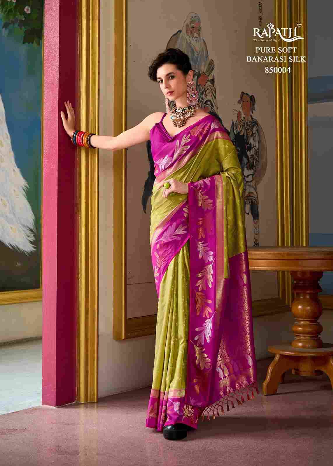 Leaf Silk By Rajpath 850001 To 850008 Series Indian Traditional Wear Collection Beautiful Stylish Fancy Colorful Party Wear & Occasional Wear Banarasi Silk Sarees At Wholesale Price