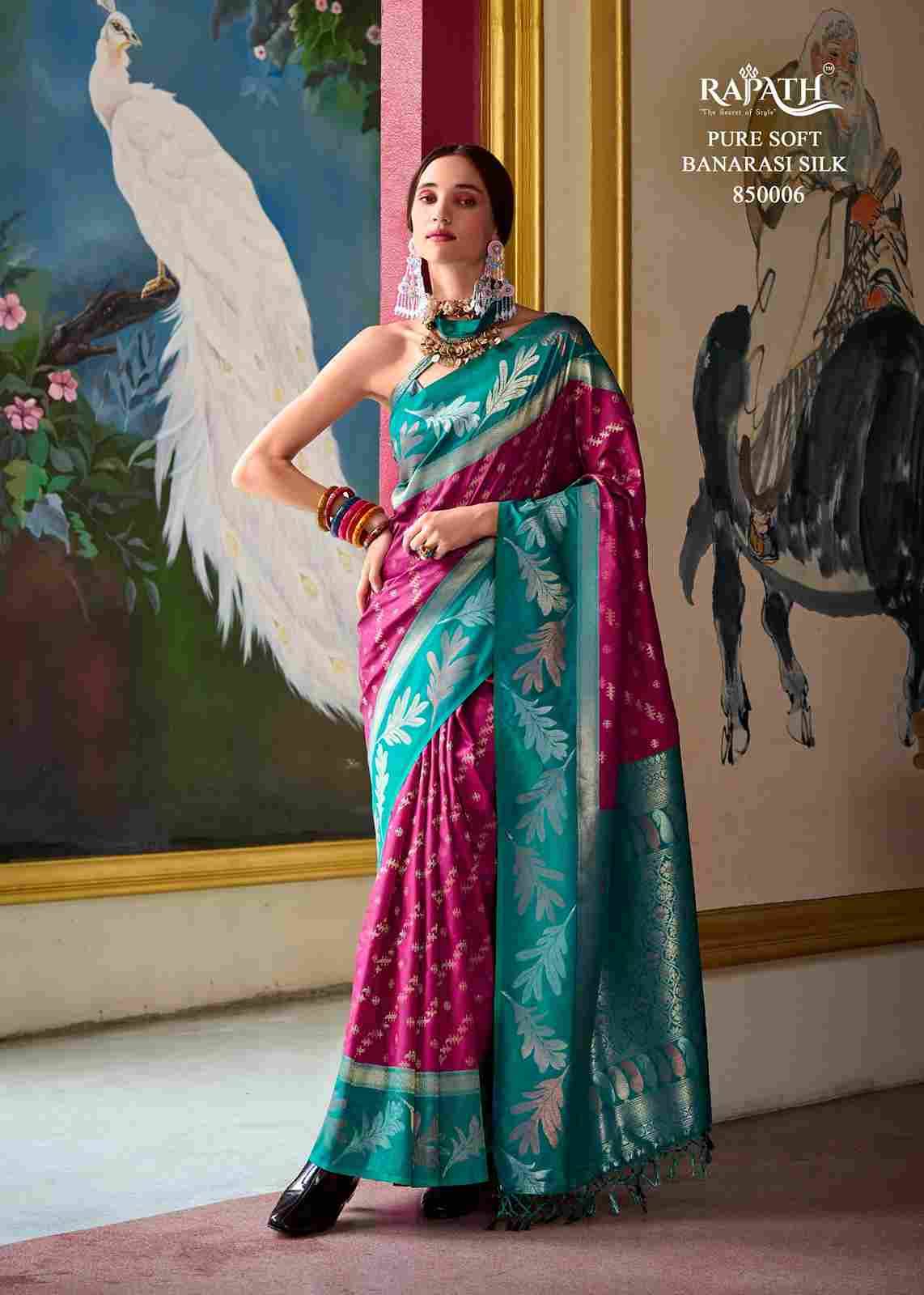 Leaf Silk By Rajpath 850001 To 850008 Series Indian Traditional Wear Collection Beautiful Stylish Fancy Colorful Party Wear & Occasional Wear Banarasi Silk Sarees At Wholesale Price