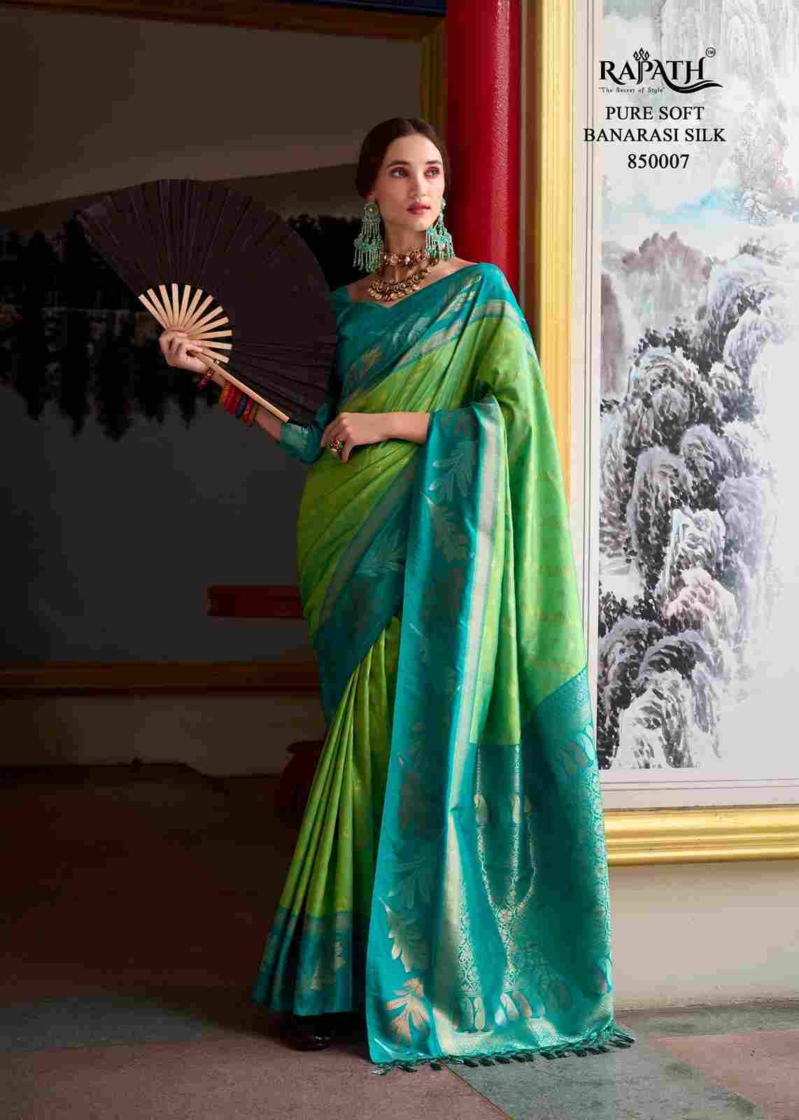 Leaf Silk By Rajpath 850001 To 850008 Series Indian Traditional Wear Collection Beautiful Stylish Fancy Colorful Party Wear & Occasional Wear Banarasi Silk Sarees At Wholesale Price