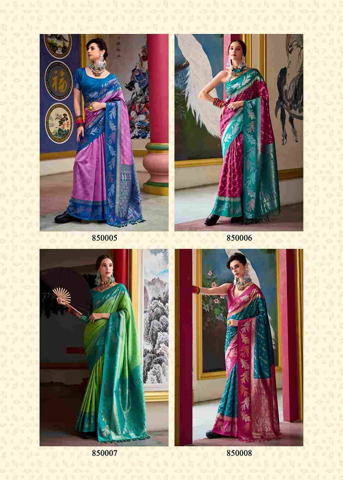 Leaf Silk By Rajpath 850001 To 850008 Series Indian Traditional Wear Collection Beautiful Stylish Fancy Colorful Party Wear & Occasional Wear Banarasi Silk Sarees At Wholesale Price