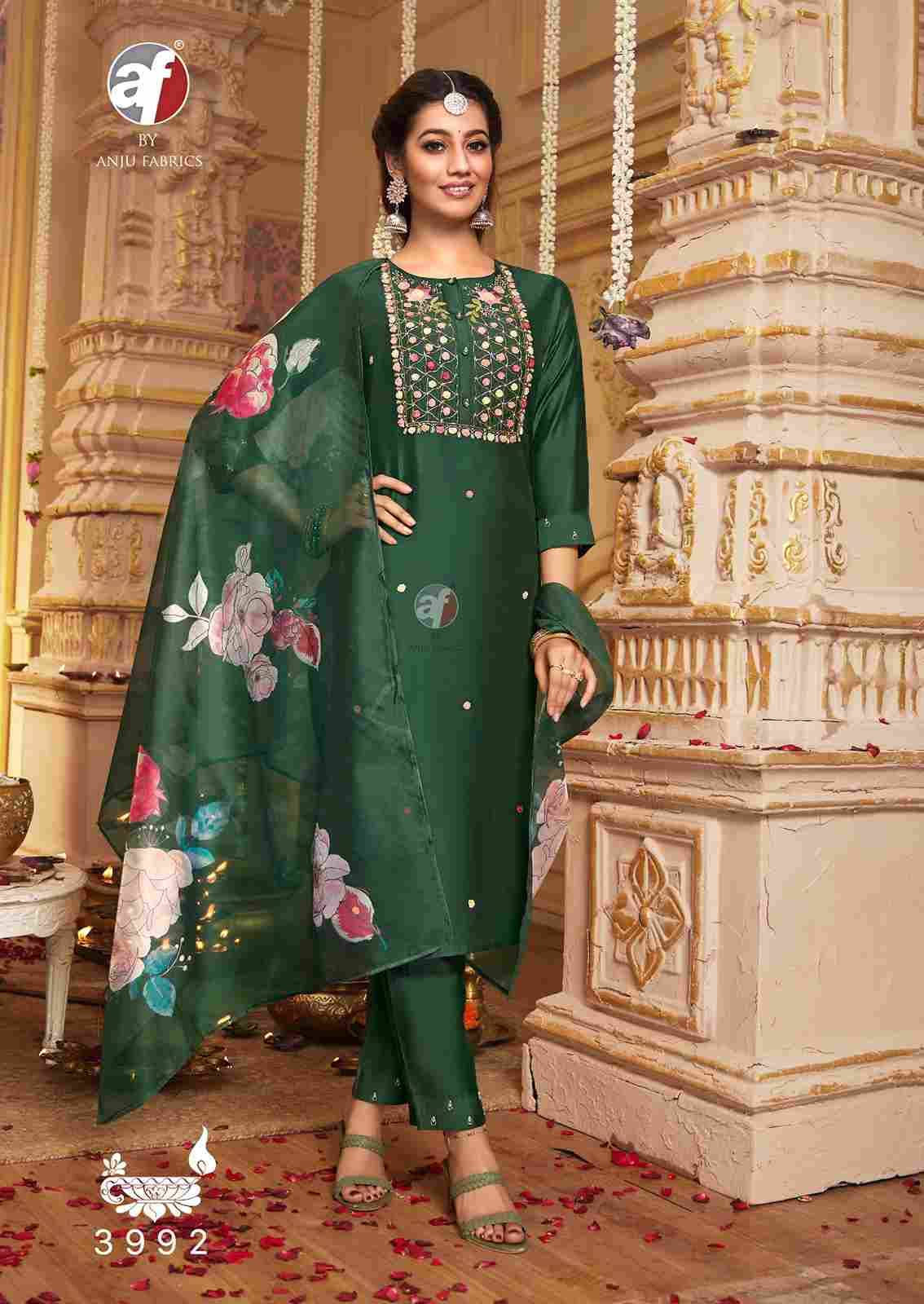 Sangeet Vol-6 By Anju Fabrics 3991 To 3996 Series Designer Festive Suits Collection Beautiful Stylish Fancy Colorful Party Wear & Occasional Wear Pure Viscose Modal Dresses At Wholesale Price