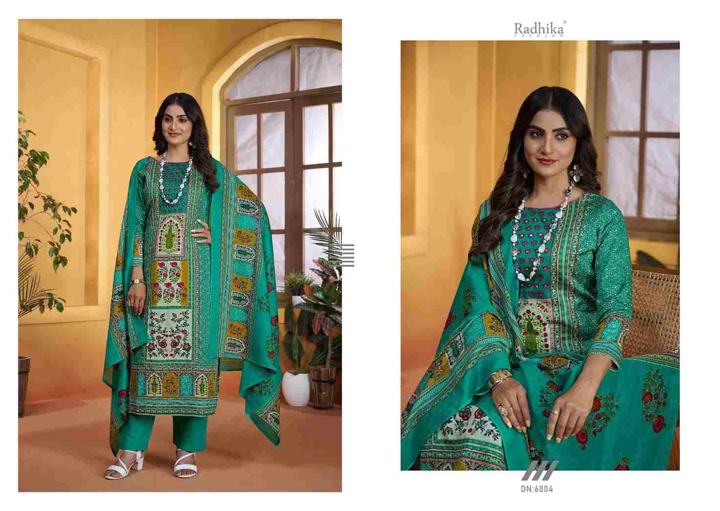 Bella By Azara 6001 To 6004 Series Beautiful Festive Suits Stylish Fancy Colorful Casual Wear & Ethnic Wear Pure Jam Cotton Dresses At Wholesale Price