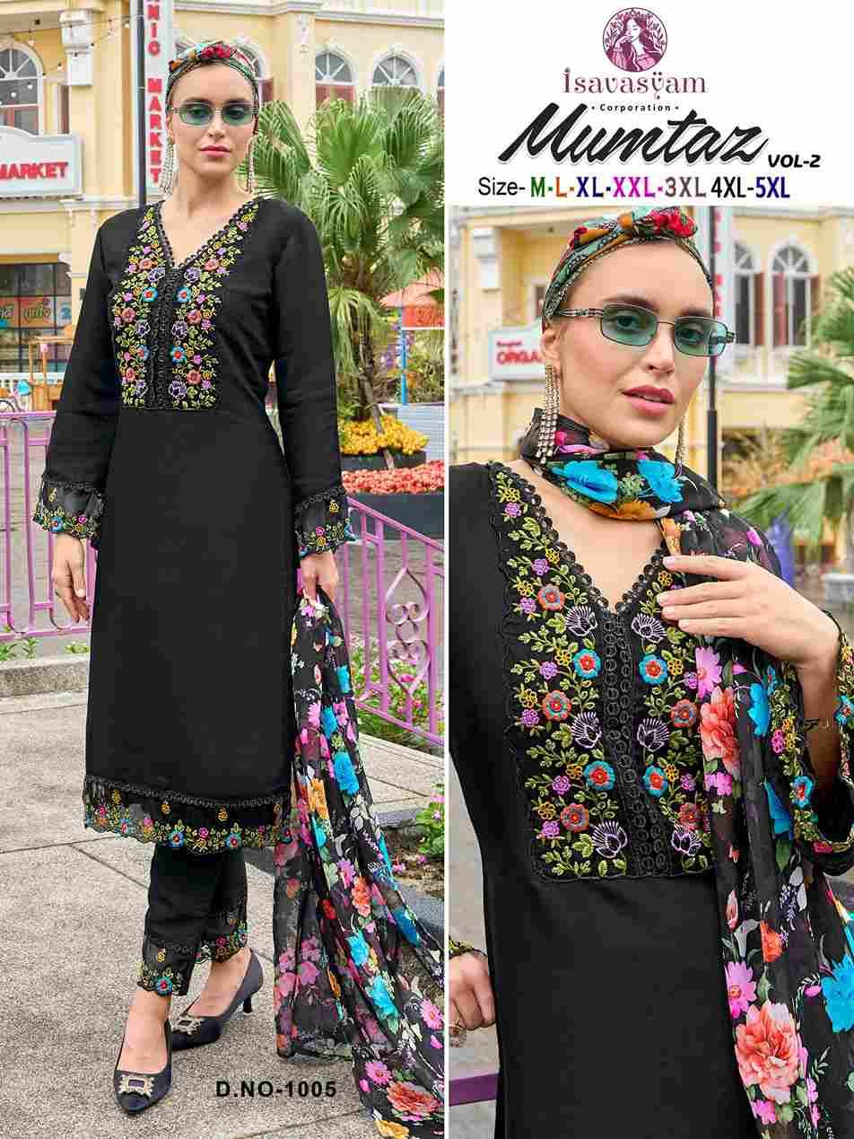 Mumtaz Vol-2 By Isavasyam 1001 To 1006 Series Beautiful Suits Colorful Stylish Fancy Casual Wear & Ethnic Wear Pure Roman Silk Embroidery Dresses At Wholesale Price