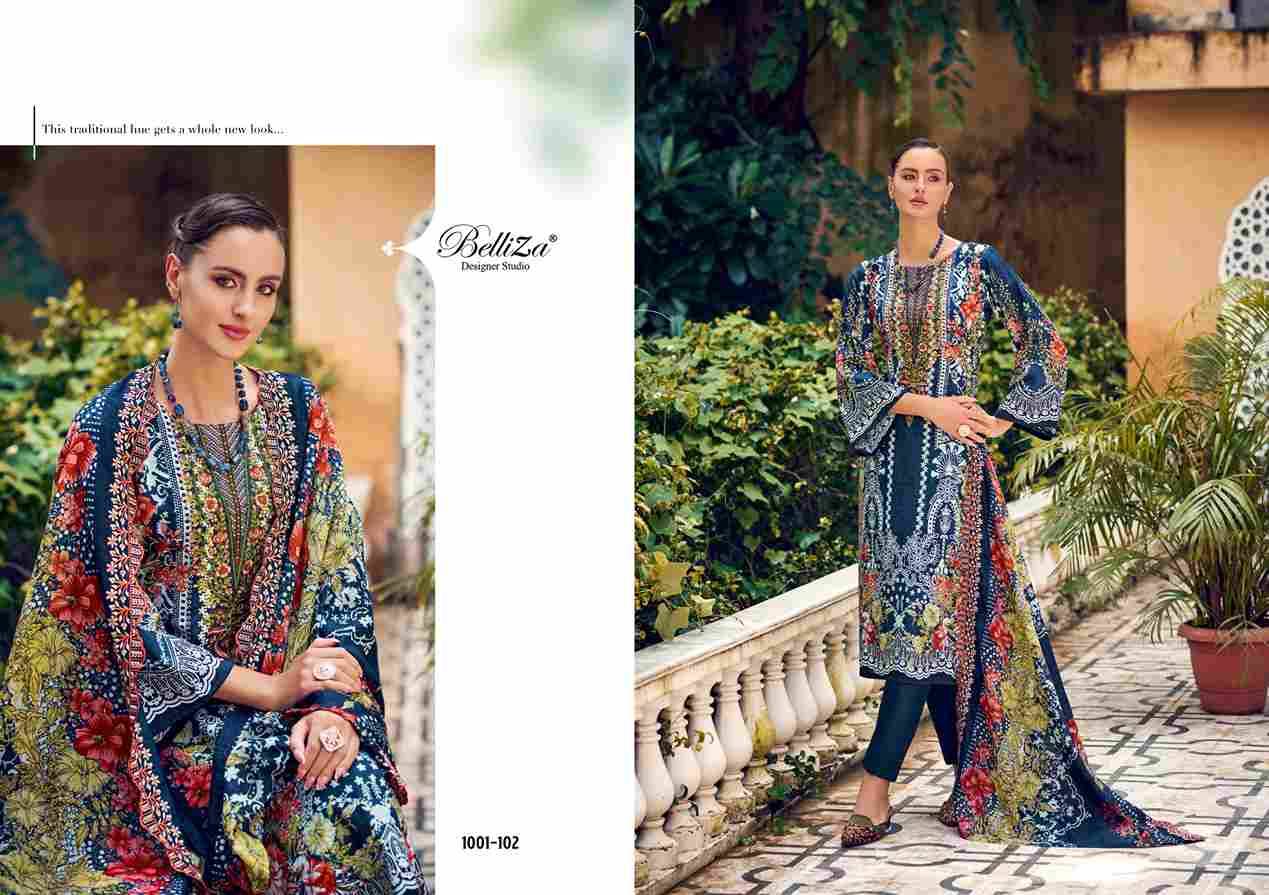 Guzarish Vol-16 By Belliza 1001-101 To 1001-108 Series Beautiful Stylish Festive Suits Fancy Colorful Casual Wear & Ethnic Wear & Ready To Wear Pure Cotton Digital Print Dresses At Wholesale Price