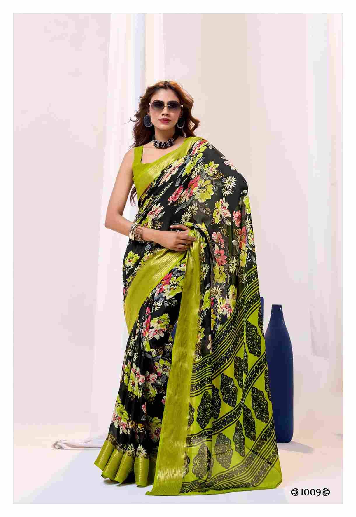 Vamika By SR 1001 To 1010 Series Indian Traditional Wear Collection Beautiful Stylish Fancy Colorful Party Wear & Occasional Wear Fancy Sarees At Wholesale Price