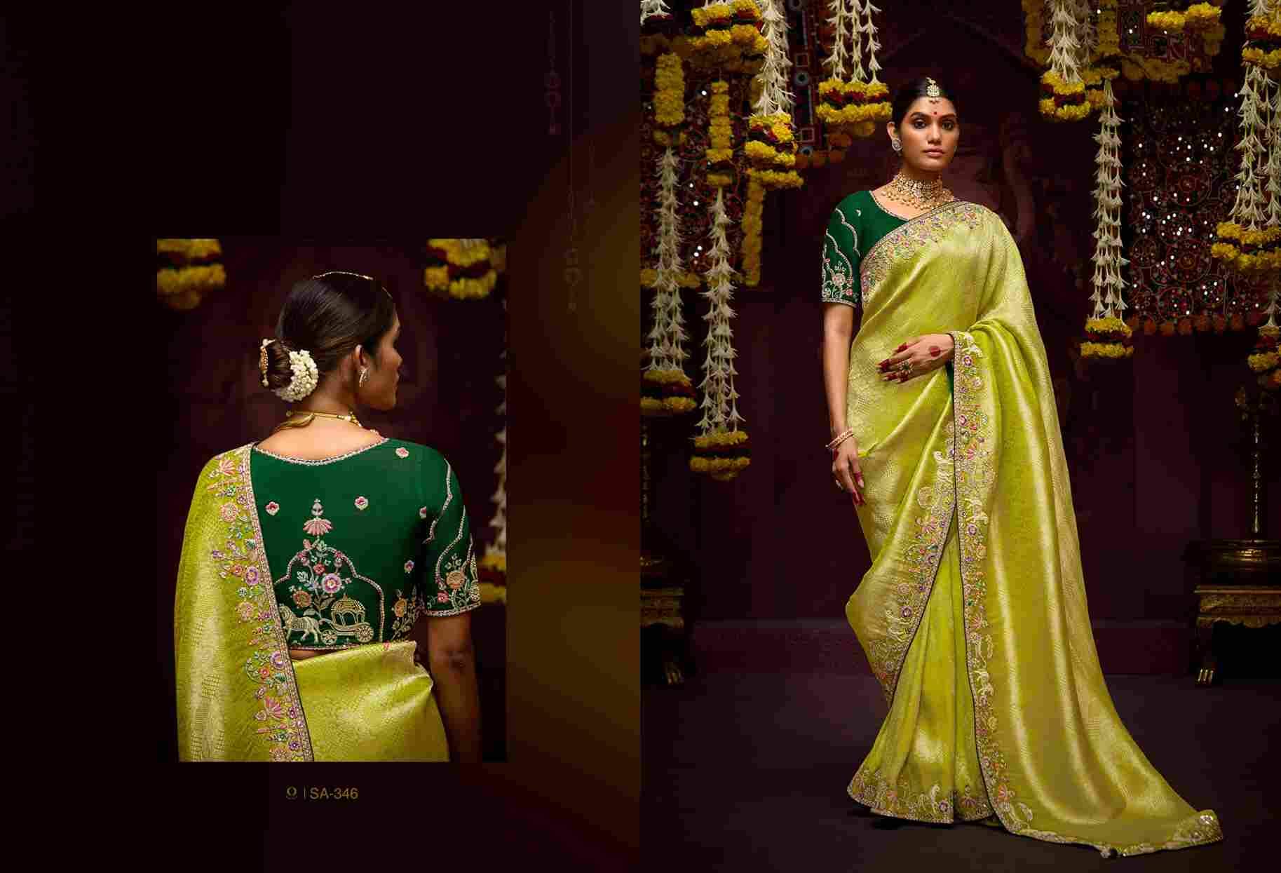 Prasang By Kimora Fashion 341 To 351 Series Indian Traditional Wear Collection Beautiful Stylish Fancy Colorful Party Wear & Occasional Wear Kanjivaram Silk Sarees At Wholesale Price