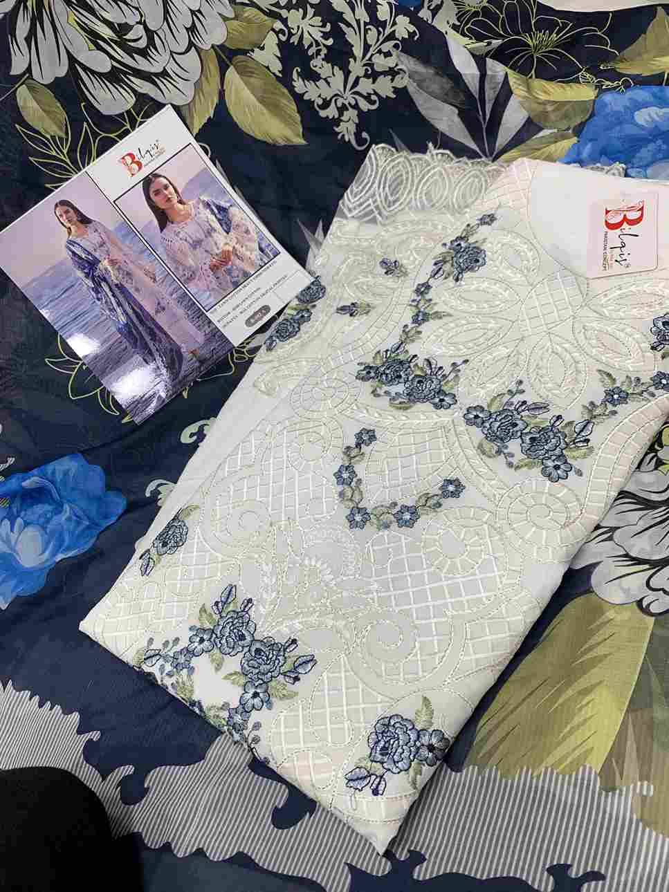 Bilqis 102 Colours By Bilqis 102-A To 102-C Series Beautiful Pakistani Suits Stylish Fancy Colorful Party Wear & Occasional Wear Lawn Cotton Embroidery Dresses At Wholesale Price