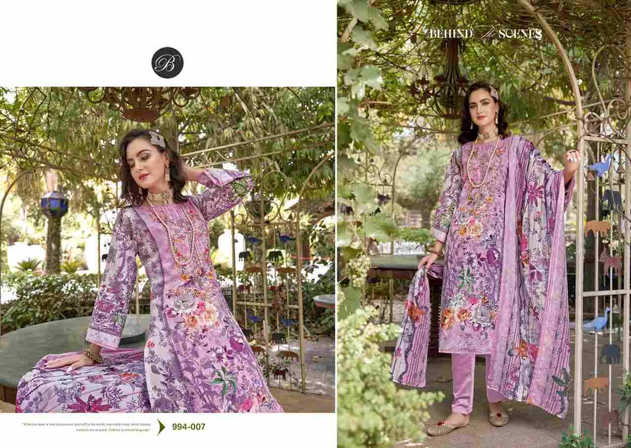 Naira Vol-80 By Belliza 994-001 To 994-008 Series Beautiful Festive Suits Stylish Fancy Colorful Casual Wear & Ethnic Wear Pure Cotton Print Dresses At Wholesale Price