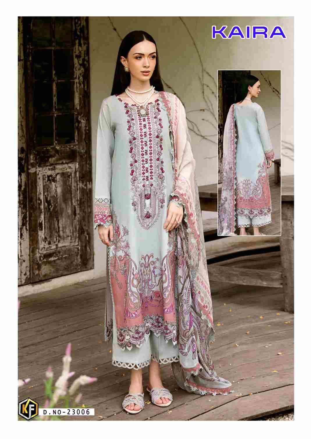 Kaira Vol-23 By Keval Fab 23001 To 23006 Series Beautiful Festive Suits Colorful Stylish Fancy Casual Wear & Ethnic Wear Pure Lawn Cotton Print Dresses At Wholesale Price