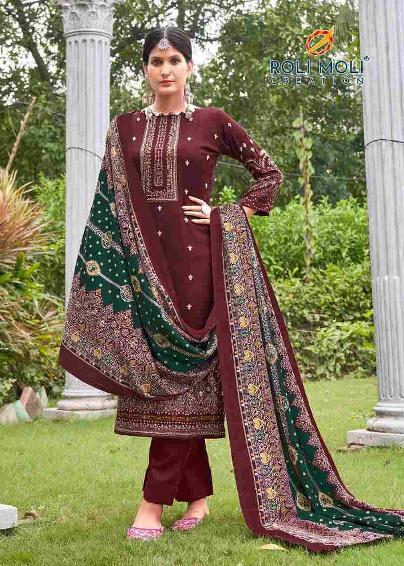 Fitoor By Roli Moli 1001 To 1008 Series Beautiful Stylish Festive Suits Fancy Colorful Casual Wear & Ethnic Wear & Ready To Wear Pashmina Dresses At Wholesale Price