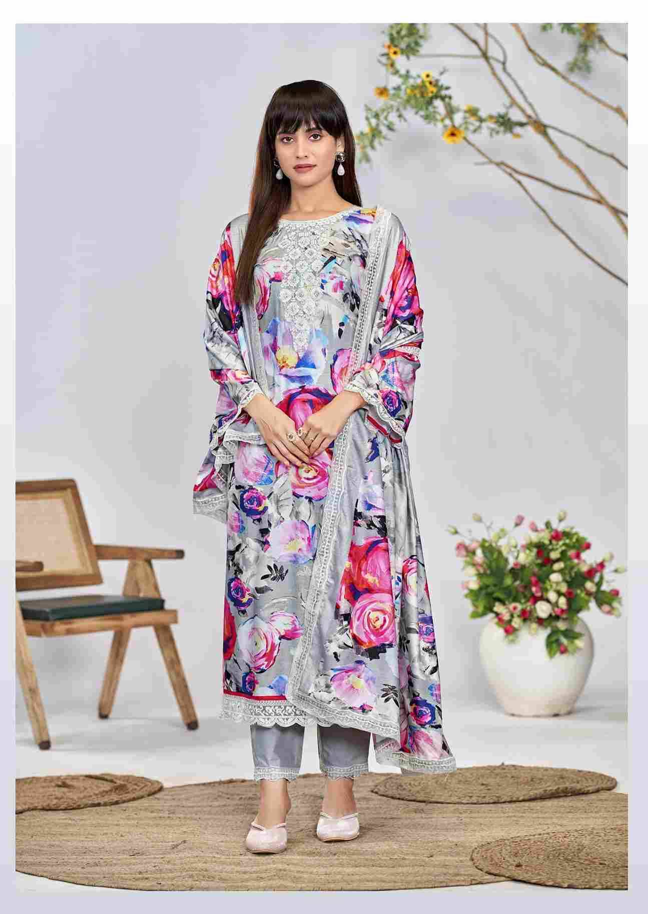 Kashmiri Garden By The Hermitage Shop 1001 To 1006 Series Festive Suits Beautiful Fancy Colorful Stylish Party Wear & Occasional Wear Pure Viscose Lawn Dresses At Wholesale Price