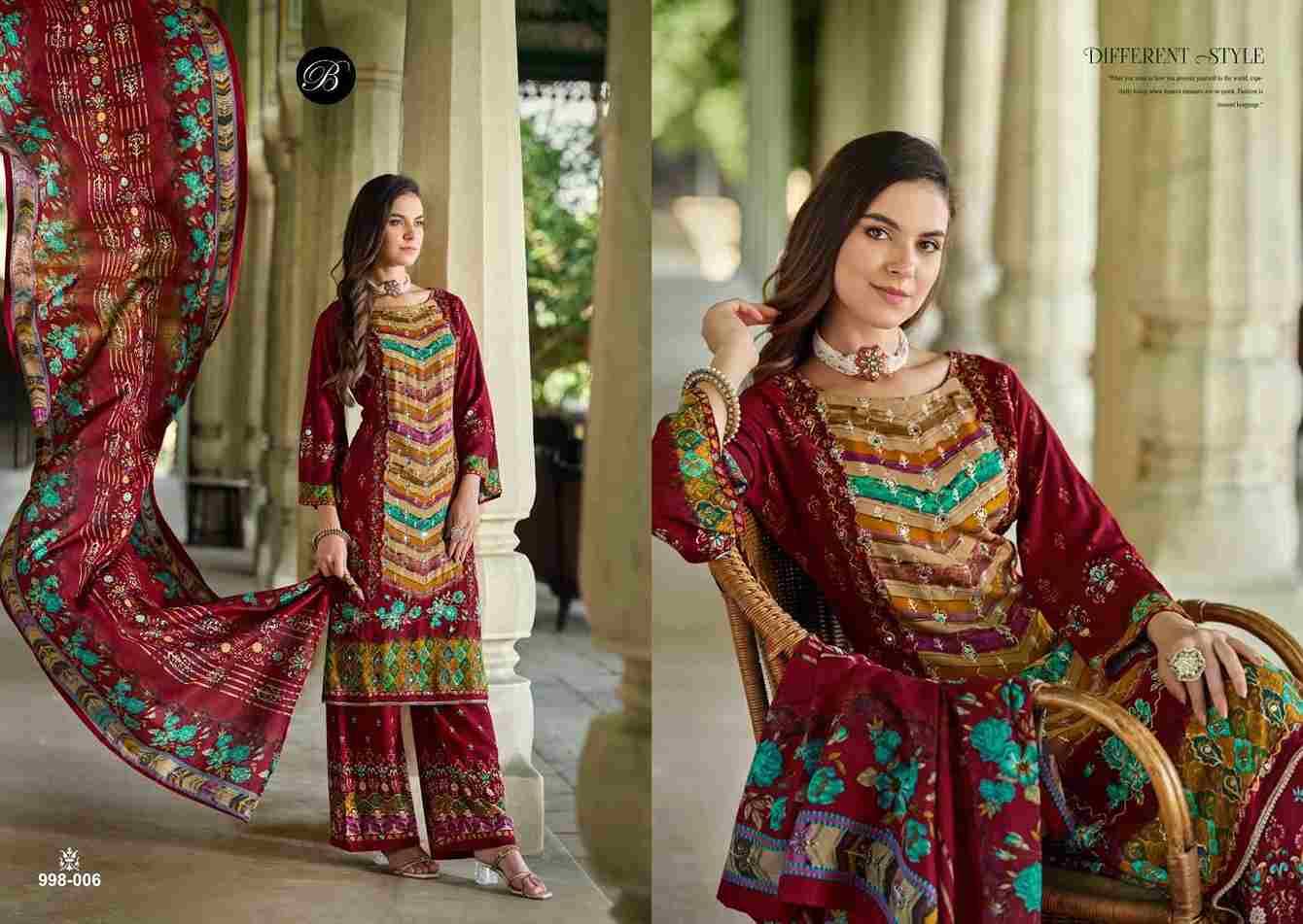 Shaheen By Belliza 998-001 To 998-008 Series Beautiful Festive Suits Stylish Fancy Colorful Casual Wear & Ethnic Wear Pure Viscose Rayon Print Dresses At Wholesale Price