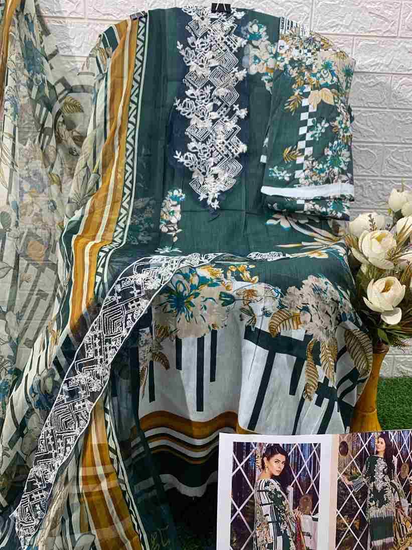 Taj 557 Series By Taj Creation 557 To 559 Series Beautiful Pakistani Suits Colorful Stylish Fancy Casual Wear & Ethnic Wear Pure Cotton Print With Embroidered Dresses At Wholesale Price