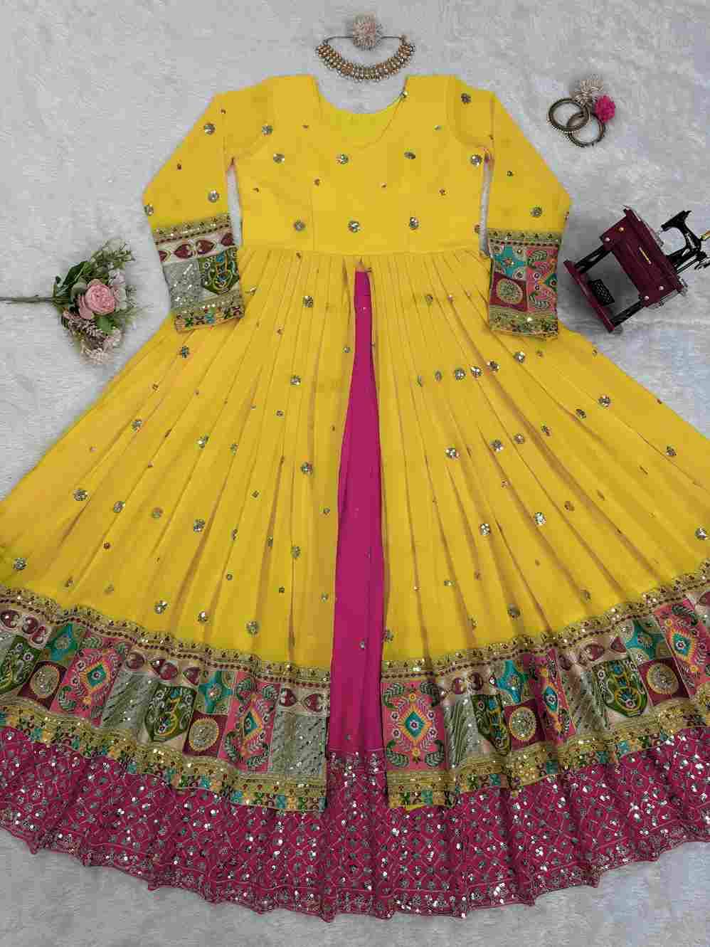 R-6453 By Fashid Wholesale Beautiful Festive Suits Colorful Stylish Fancy Casual Wear & Ethnic Wear Faux Georgette Dresses At Wholesale Price