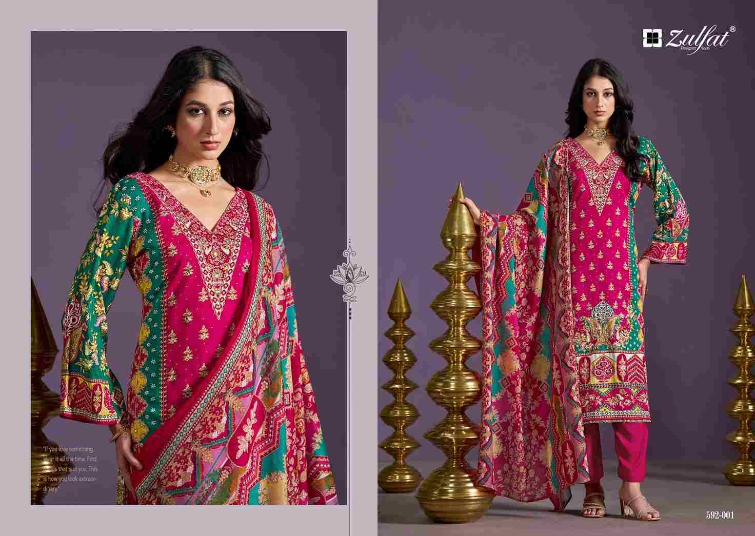 Aayat Vol-3 By Zulfat 592-001 To 592-006 Series Beautiful Festive Suits Stylish Fancy Colorful Casual Wear & Ethnic Wear Pure Rayon Print Dresses At Wholesale Price