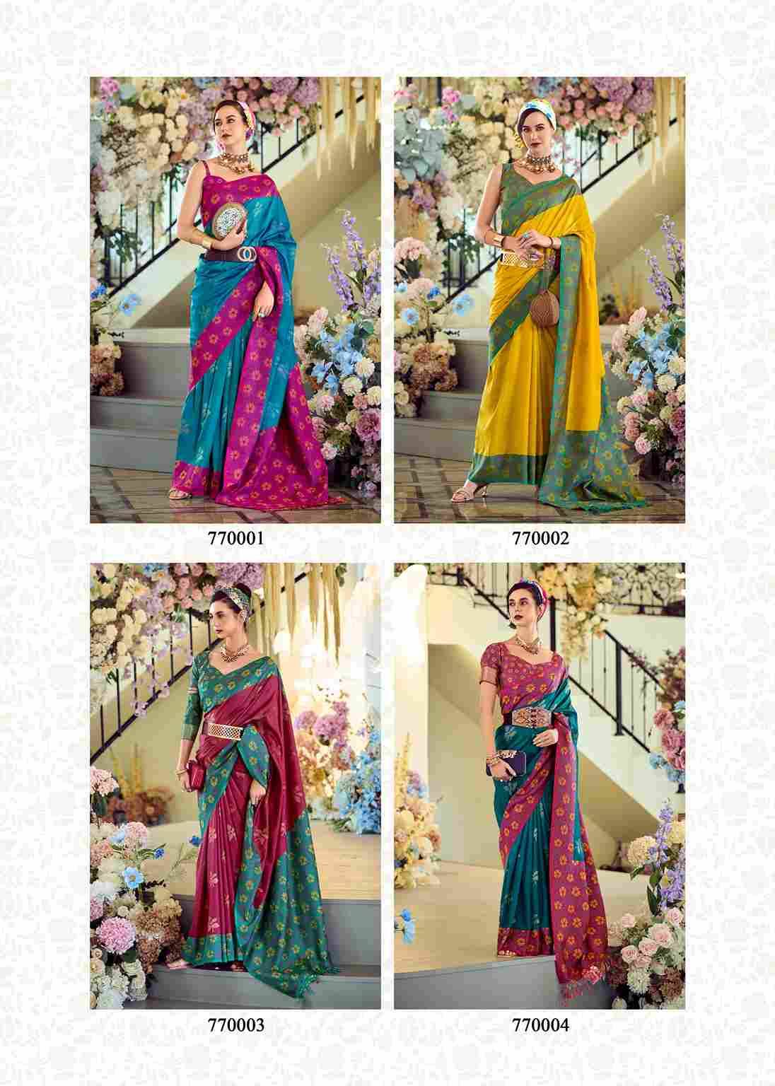 Purple Martin By Rajpath 770001 To 770008 Series Indian Traditional Wear Collection Beautiful Stylish Fancy Colorful Party Wear & Occasional Wear Soft Silk Sarees At Wholesale Price