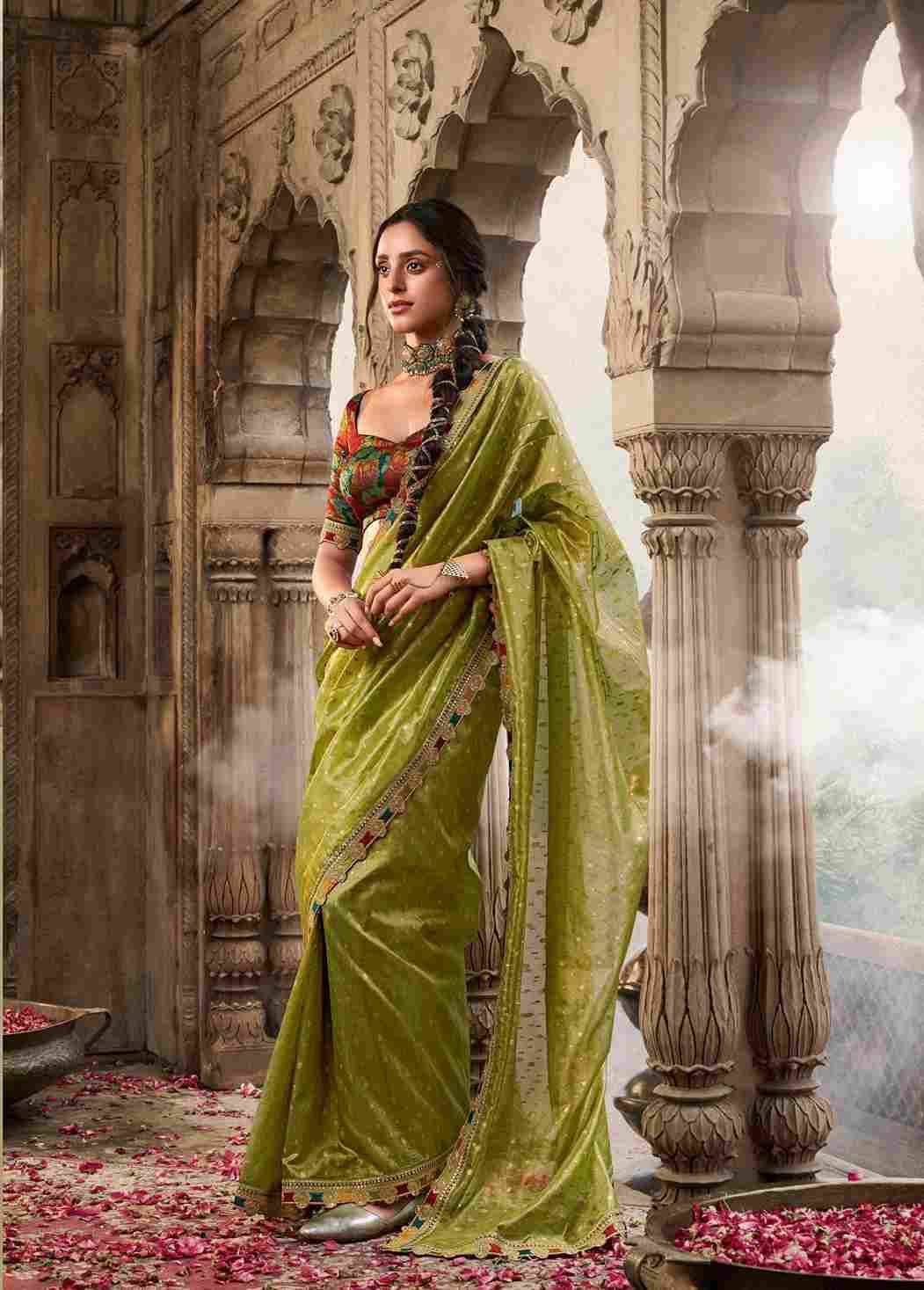 Kavyasachi By Kira 6401 To 6406 Series Indian Traditional Wear Collection Beautiful Stylish Fancy Colorful Party Wear & Occasional Wear Pure Tissue Sarees At Wholesale Price