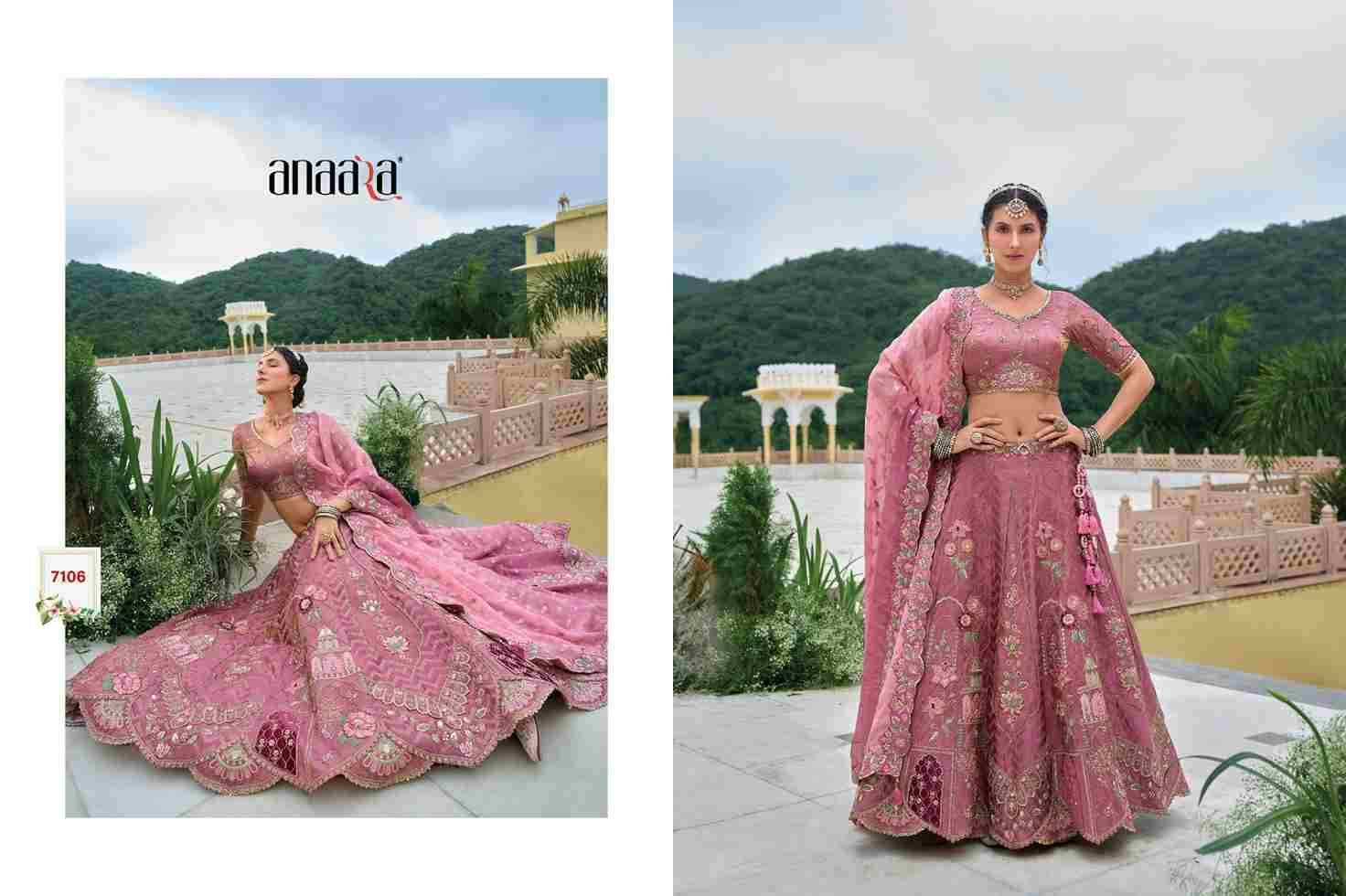 Anaara 7101 Series By Tathastu 7101 To 7112 Series Indian Traditional Wear Bridal Collection Beautiful Stylish Fancy Colorful Party Wear & Occasional Wear Silk Lehengas At Wholesale Price