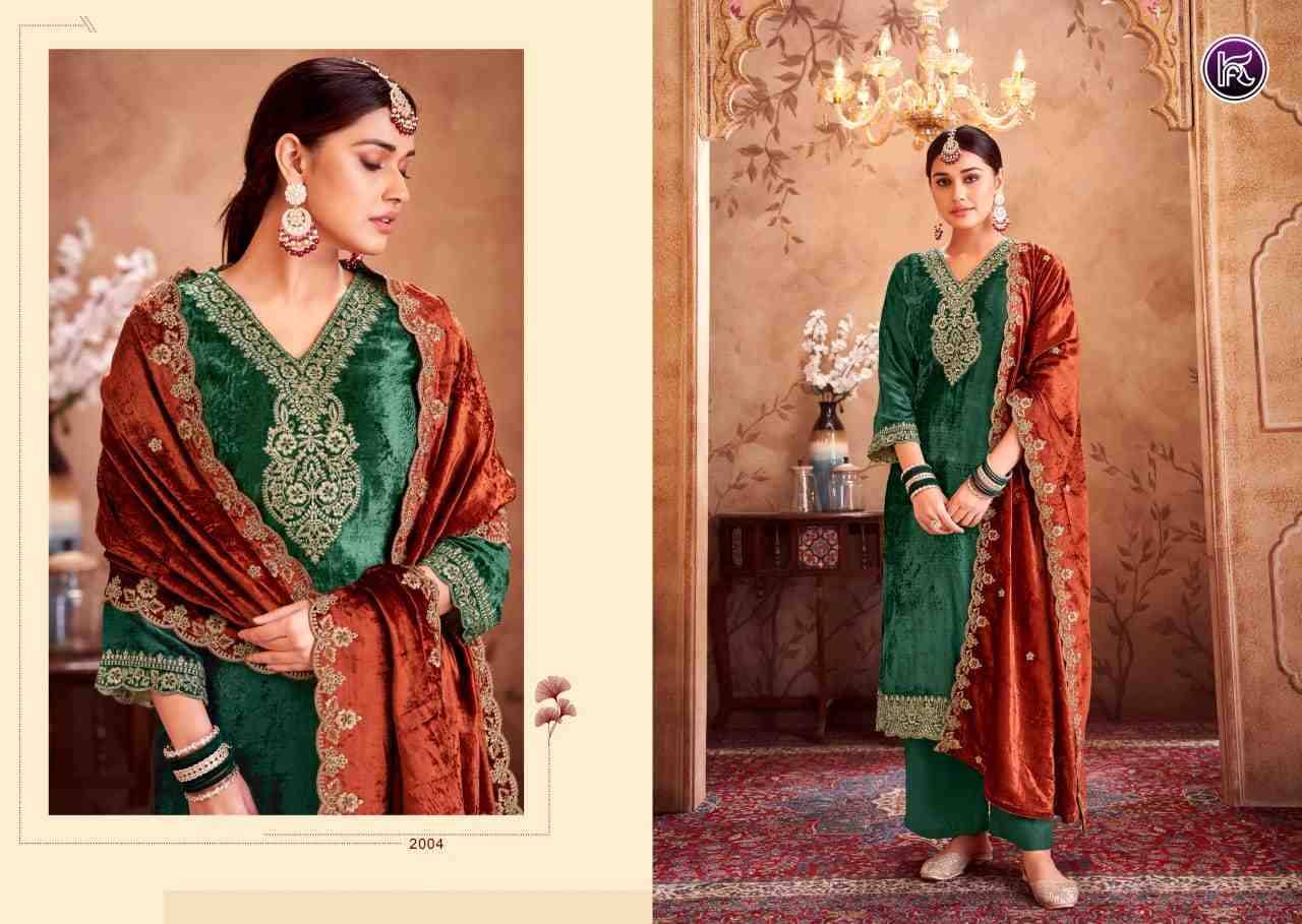 Sajani By Kala Fashion 2001 To 2004 Series Festive Suits Beautiful Fancy Colorful Stylish Party Wear & Occasional Wear Velvet Embroidered Dresses At Wholesale Price