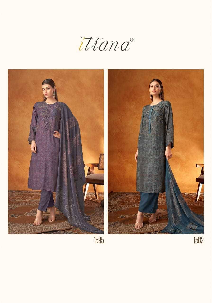 Aarohi By Itrana Beautiful Festive Suits Colorful Stylish Fancy Casual Wear & Ethnic Wear Pure Muslin Silk Dresses At Wholesale Price