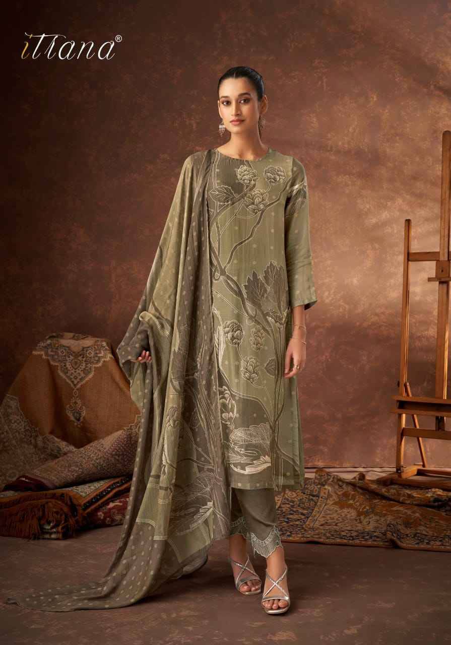 Pavitra By Itrana Beautiful Festive Suits Colorful Stylish Fancy Casual Wear & Ethnic Wear Pure Muslin Silk Dresses At Wholesale Price