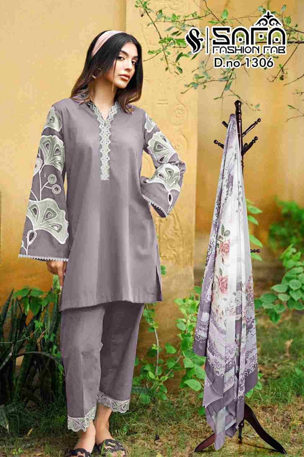 Safa 1306 Colours Vo-2 By Safa Fashion 1306-D To 1306-F Series Beautiful Pakistani Suits Colorful Stylish Fancy Casual Wear & Ethnic Wear Heavy Fancy Dresses At Wholesale Price