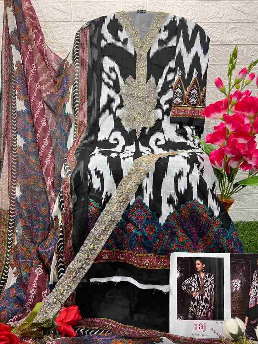 Taj Hit Design 560 By Taj Creation Beautiful Pakistani Suits Colorful Stylish Fancy Casual Wear & Ethnic Wear Pure Cotton Print With Embroidered Dresses At Wholesale Price