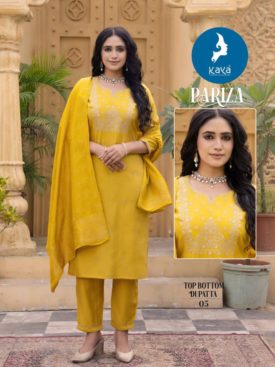 Pariza By Kaya 01 To 08 Series Designer Stylish Fancy Colorful Beautiful Party Wear & Ethnic Wear Collection Roman Silk Dresses At Wholesale Price