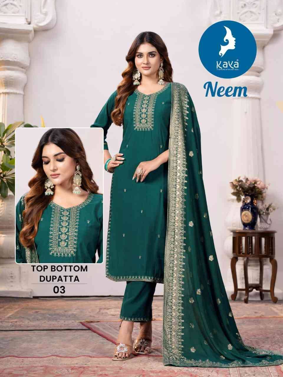 Neem By Kaya 01 To 06 Series Designer Stylish Fancy Colorful Beautiful Party Wear & Ethnic Wear Collection Tissue Shimmer Dresses At Wholesale Price