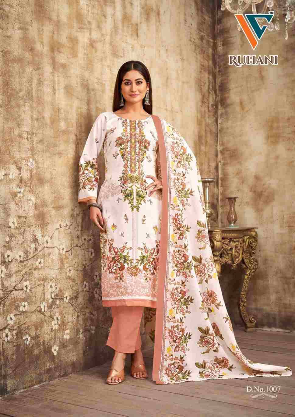 Ruhani Vol-19 By Vandana Fashion 1901 To 1908 Series Beautiful Festive Suits Stylish Fancy Colorful Casual Wear & Ethnic Wear Cotton Print Dresses At Wholesale Price