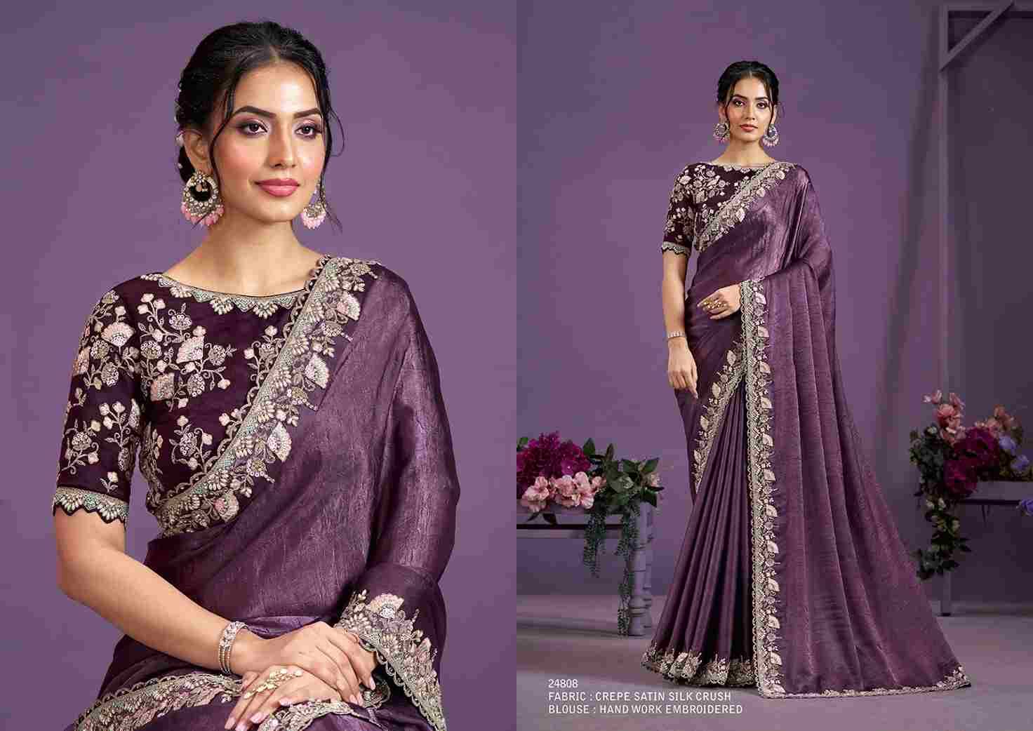 Advaya By Mahotsav Creation 24804 To 24816 Series Indian Traditional Wear Collection Beautiful Stylish Fancy Colorful Party Wear & Occasional Wear Silk Sarees At Wholesale Price