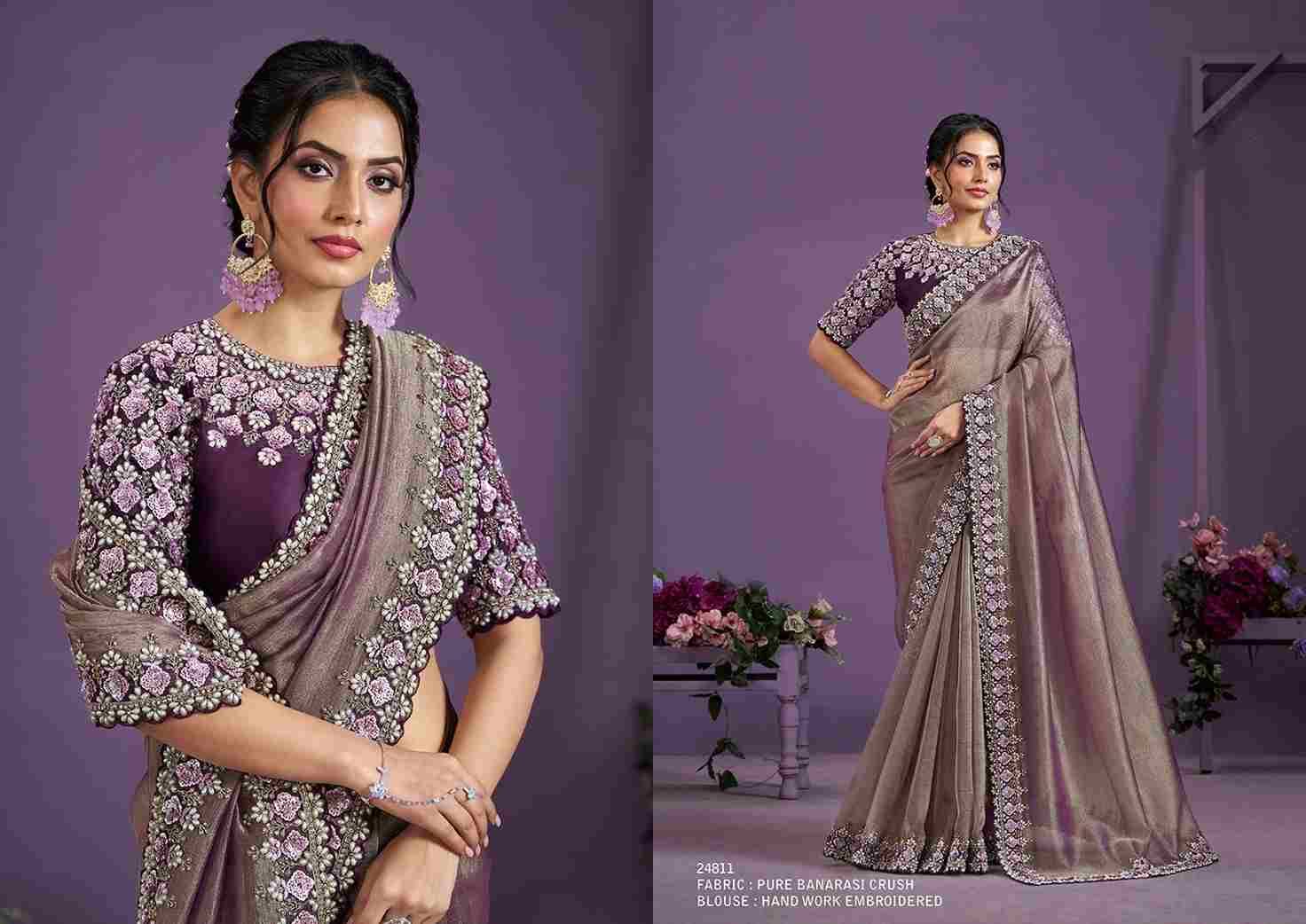 Advaya By Mahotsav Creation 24804 To 24816 Series Indian Traditional Wear Collection Beautiful Stylish Fancy Colorful Party Wear & Occasional Wear Silk Sarees At Wholesale Price