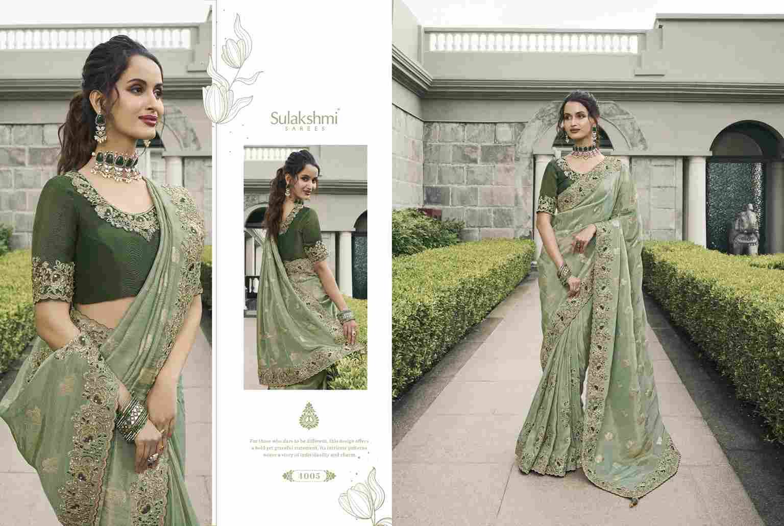 Bridal Heritage By Sulakshmi 4001 To 4012 Series Indian Traditional Wear Collection Beautiful Stylish Fancy Colorful Party Wear & Occasional Wear Tissue Silk Sarees At Wholesale Price