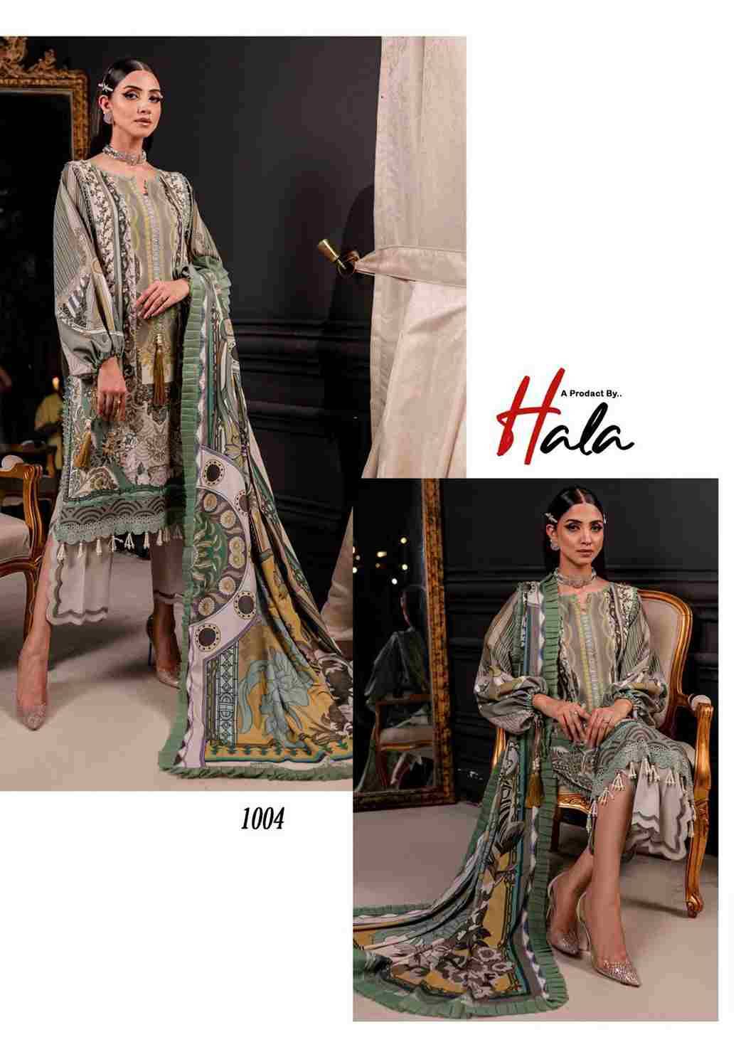 Azure By Hala 1001 To 1006 Series Beautiful Festive Suits Stylish Fancy Colorful Casual Wear & Ethnic Wear Pure Lawn Cotton Digital Print Dresses At Wholesale Price