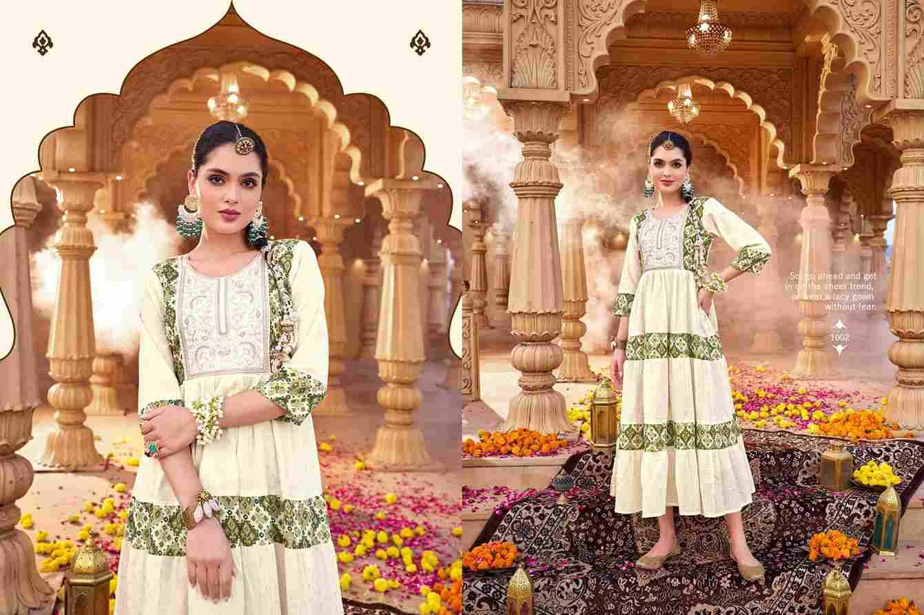 Kasturi By Poonam Designer 1001 To 1004 Series Designer Stylish Fancy Colorful Beautiful Party Wear & Ethnic Wear Collection Cotton Jacquard Gown At Wholesale Price