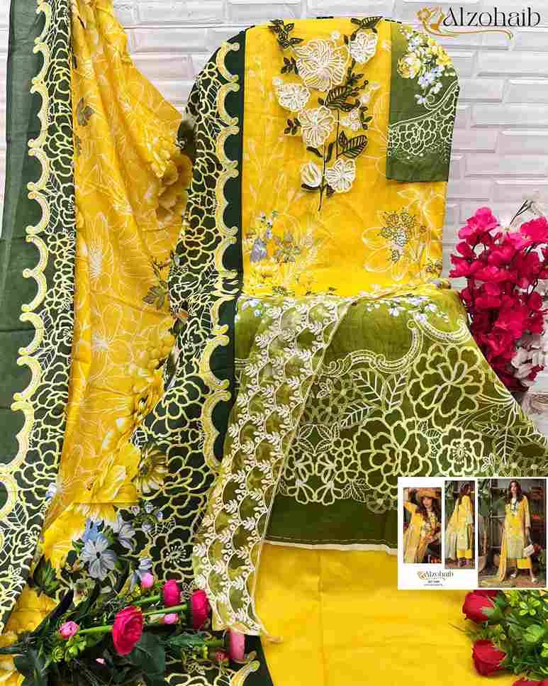 Alzohaib 1102 Series By Alzohaib 1102 To 1105 Series Beautiful Pakistani Suits Stylish Fancy Colorful Party Wear & Occasional Wear Pure Cotton Print Dresses At Wholesale Price