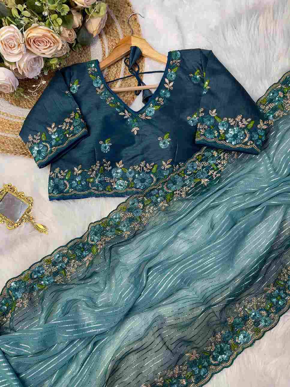 Noura By Fashid Wholesale 01 To 05 Series Indian Traditional Wear Collection Beautiful Stylish Fancy Colorful Party Wear & Occasional Wear Pure Soft Georgette Sarees At Wholesale Price