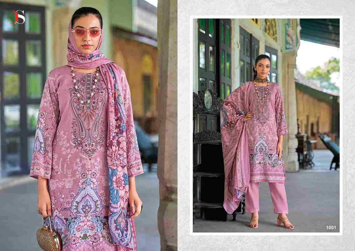 Naira By Deepsy Suits 1001 To 1006 Series Pakistani Stylish Beautiful Colourful Printed & Embroidered Party Wear & Occasional Wear Pure Cotton Dresses At Wholesale Price