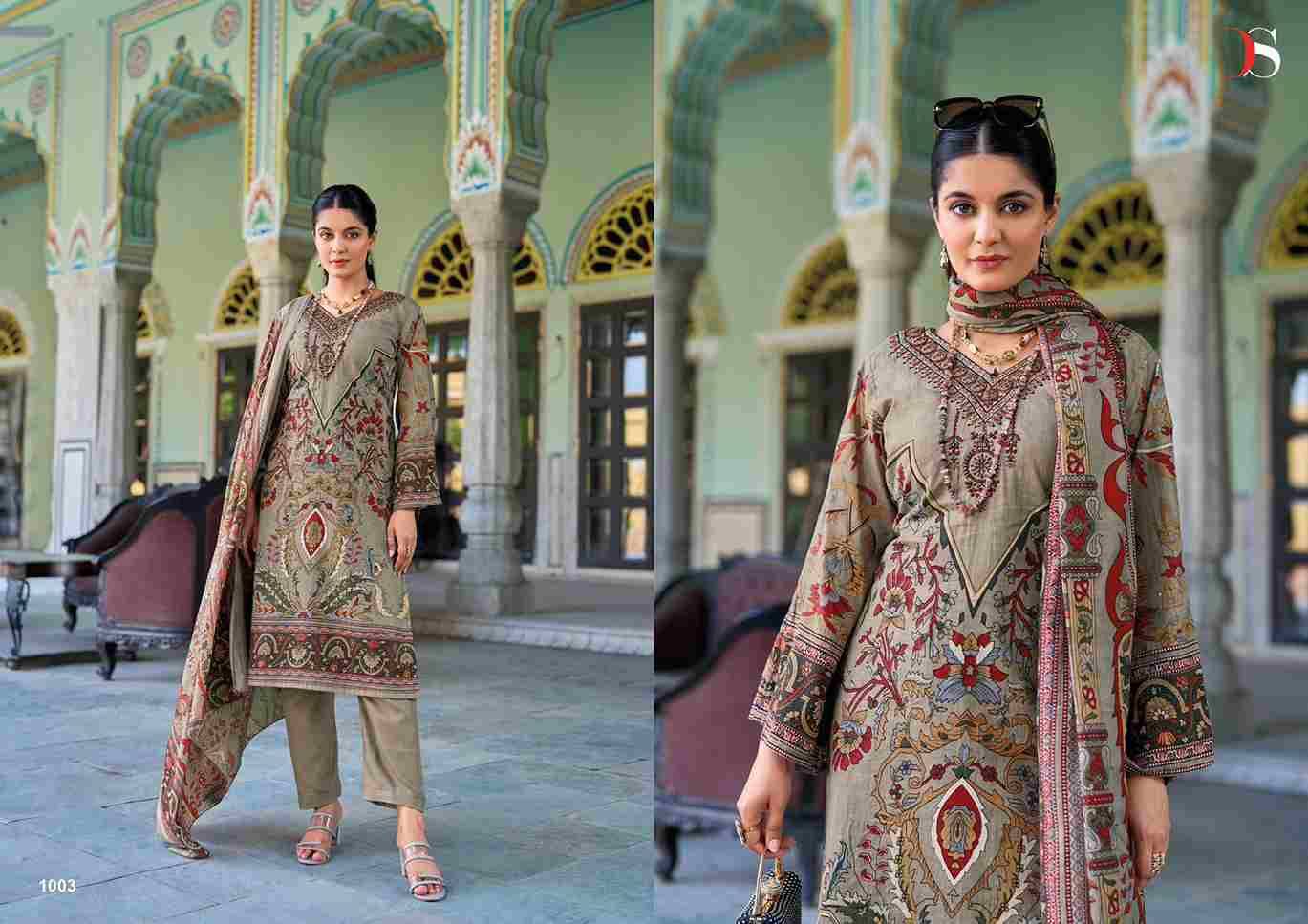 Naira By Deepsy Suits 1001 To 1006 Series Pakistani Stylish Beautiful Colourful Printed & Embroidered Party Wear & Occasional Wear Pure Cotton Dresses At Wholesale Price