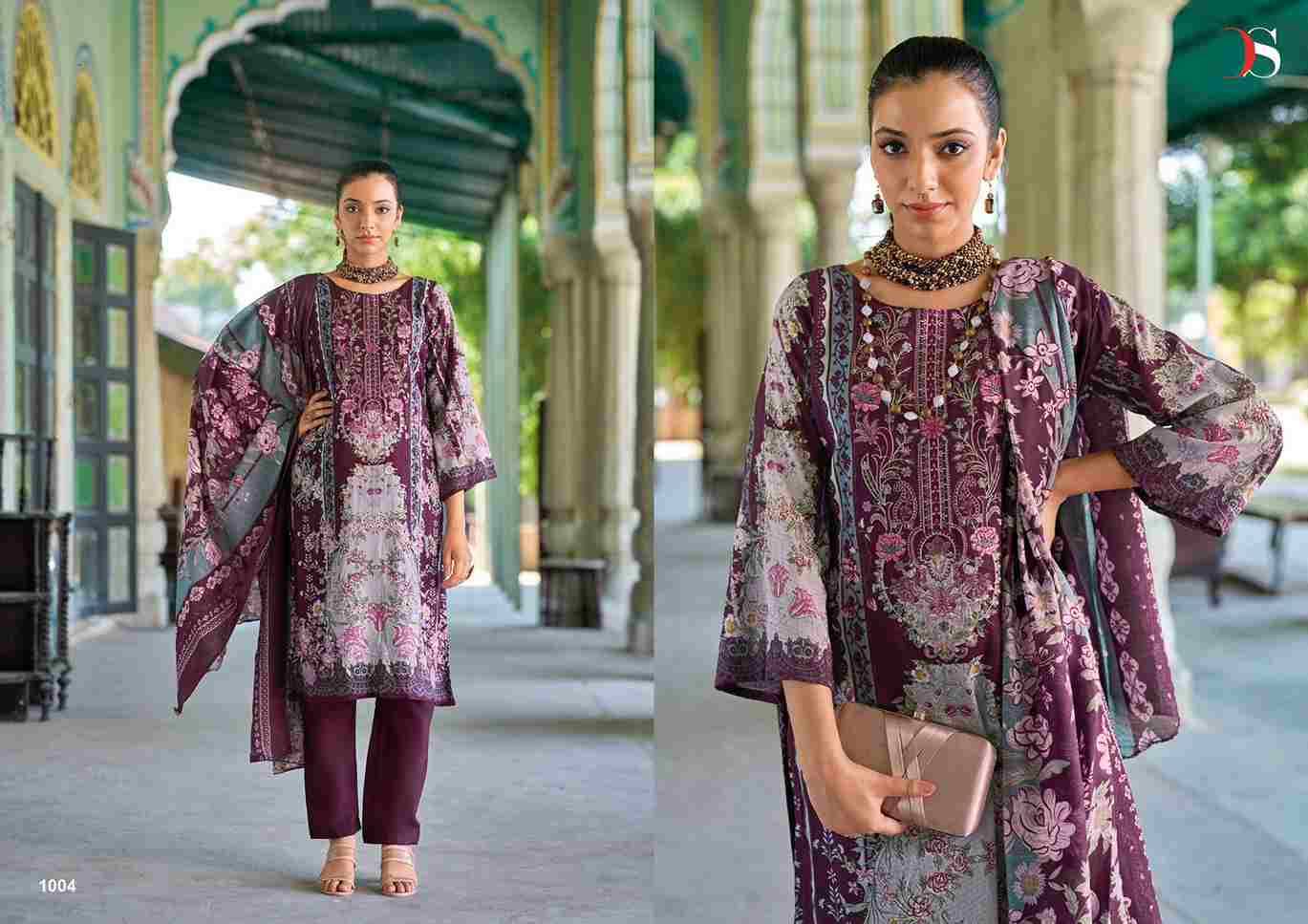 Naira By Deepsy Suits 1001 To 1006 Series Pakistani Stylish Beautiful Colourful Printed & Embroidered Party Wear & Occasional Wear Pure Cotton Dresses At Wholesale Price